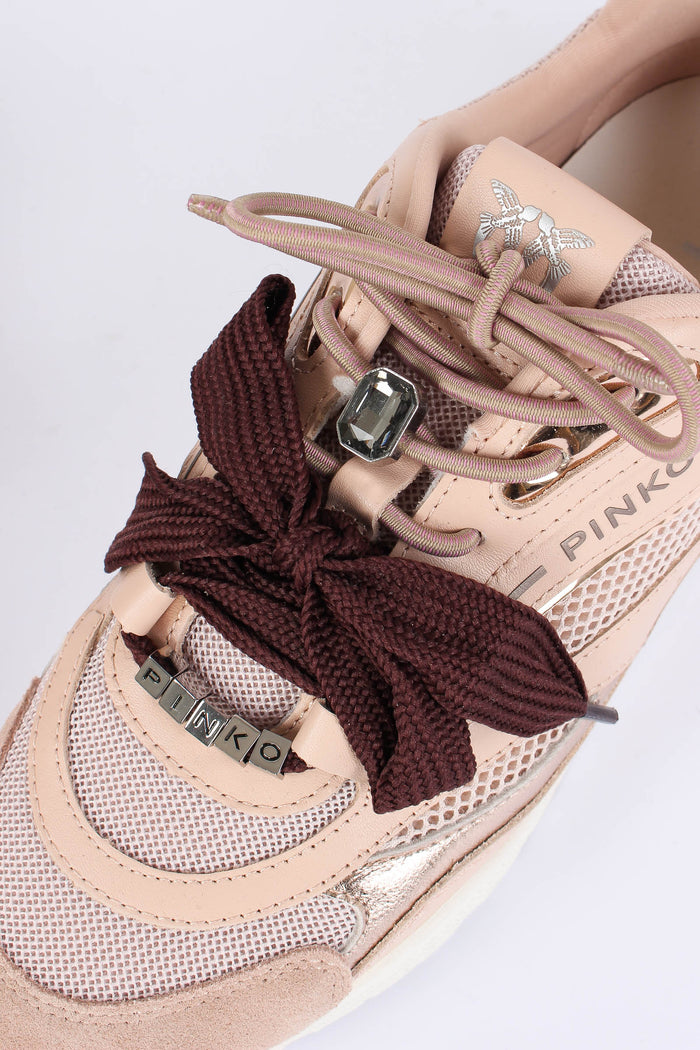 Sneakers Pelle Multi Lacci White-8