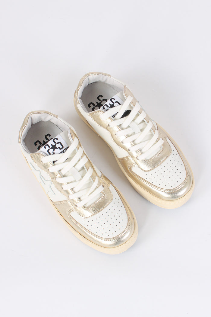 Sneakers Padel Star Bianco/oro-5