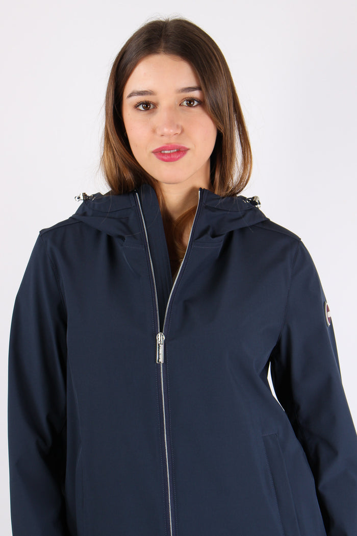 Giubbotto Liscio Coulisse Dietro Navy-6