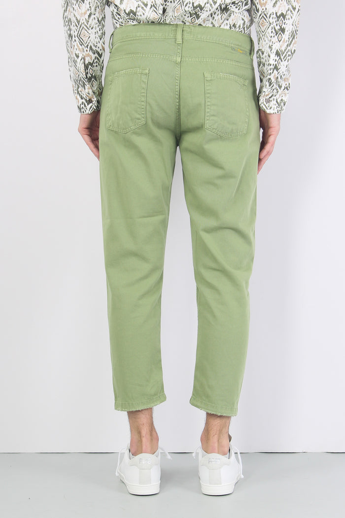 Pantalone Cropped Oliva-3