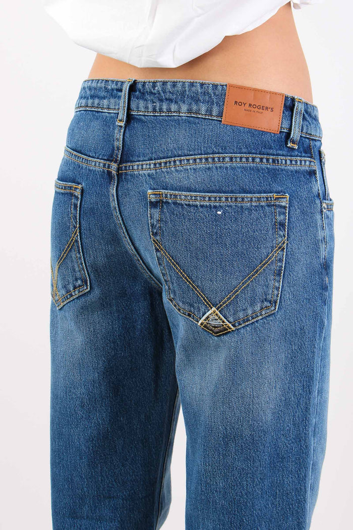 Denim Boyfriend Denim Medio-7