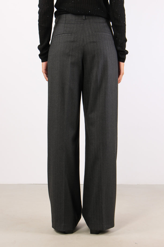 Pantalone Dritto Pences Grigio-5