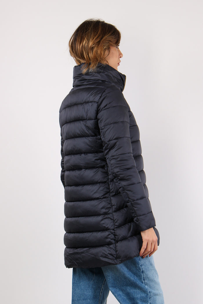 Lydia Giubbotto Svasato Blue Black-7