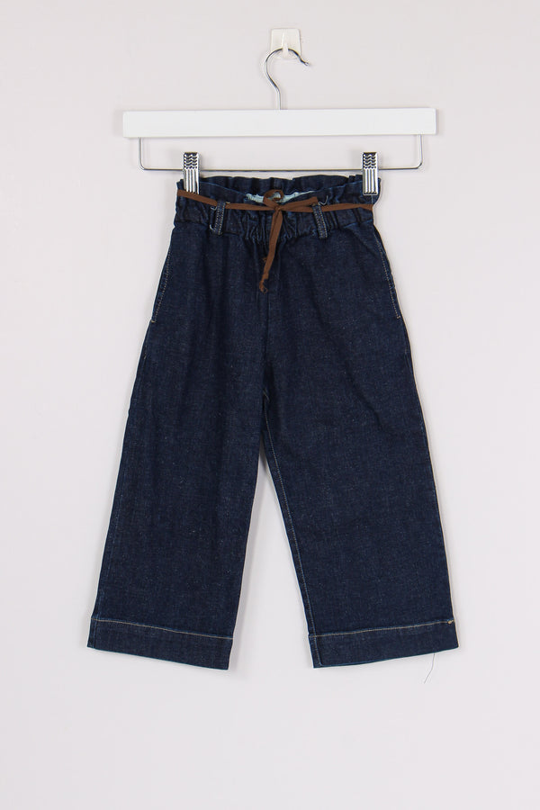 Denim Ampio Cintura Denim