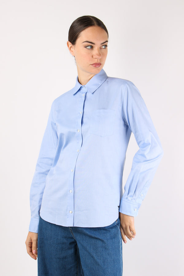 Nichel Camicia Cotone Basica Azzurro