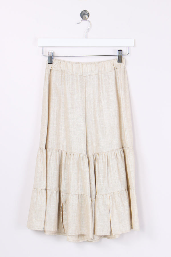 Pantalone Balze Lino Beige