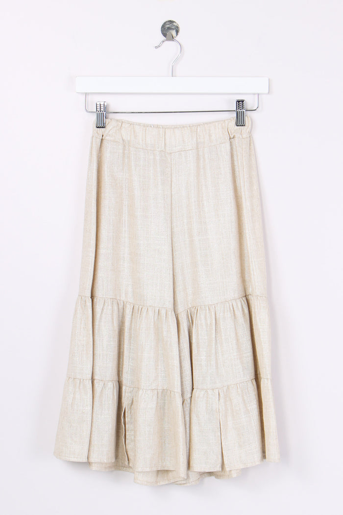 Pantalone Balze Lino Beige