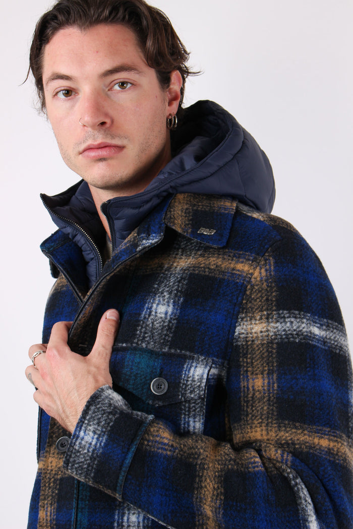 Giubbotto Camicia Pettorina Ny Blu-9