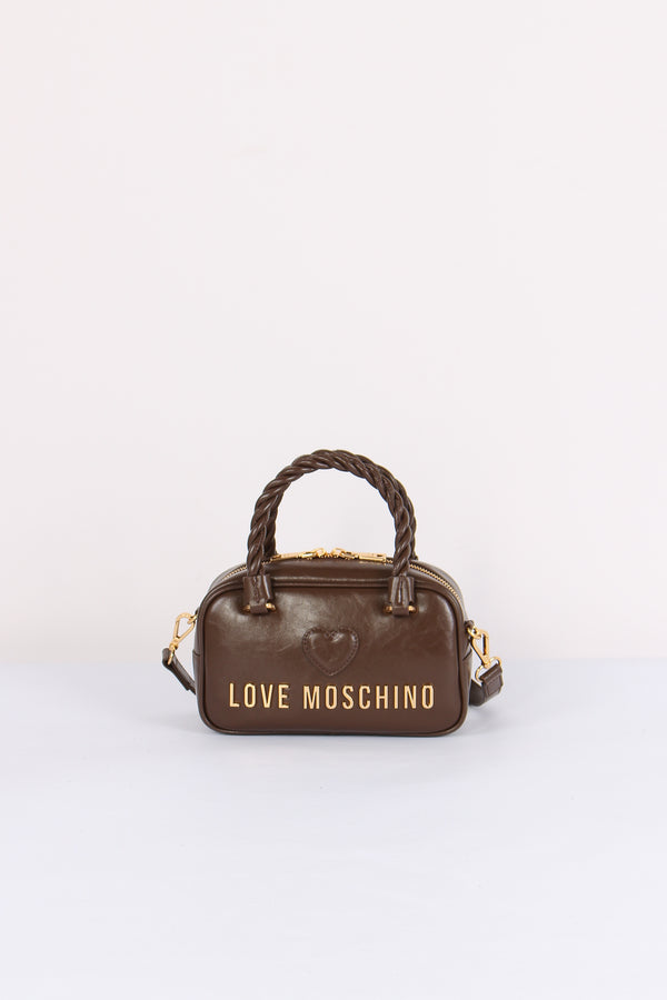 Bauletto Manico Intreccio Moro