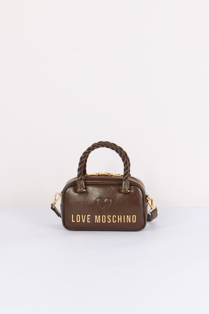 Bauletto Manico Intreccio Moro