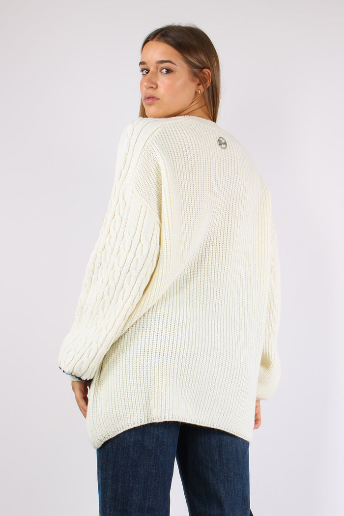 Maglia Spacco Banda Burro-5