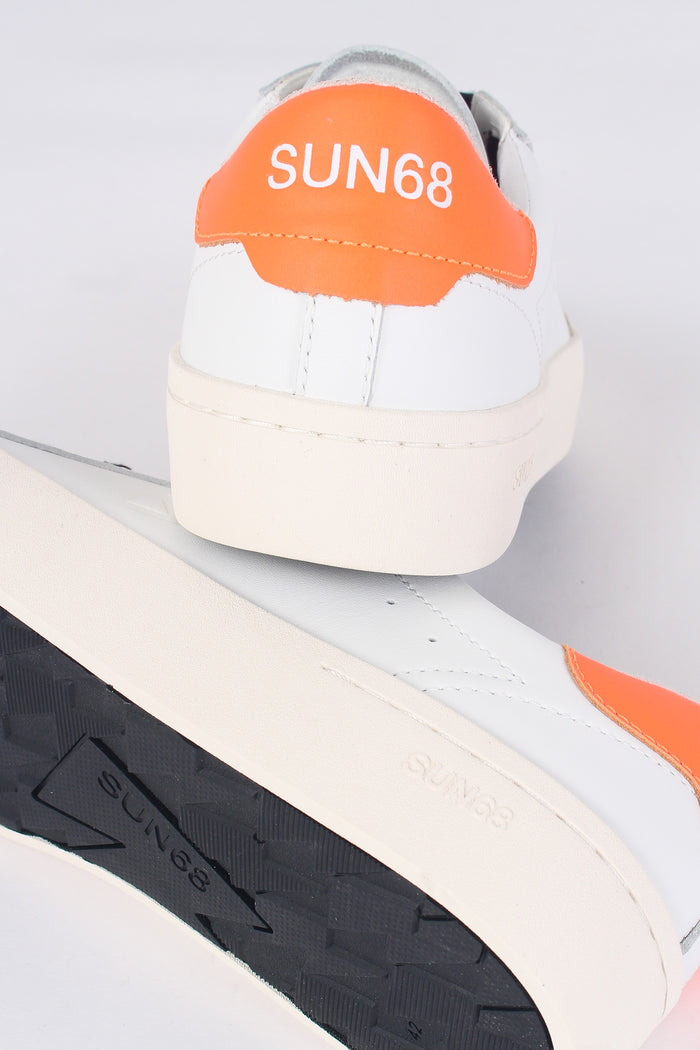 Sneaker Street Leather Bianco/arancio-8