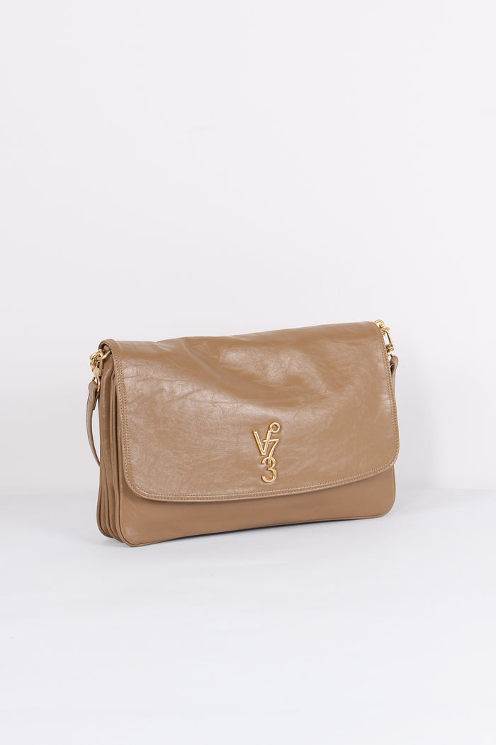 Louise Maxi Pochette Logo Taupe-5