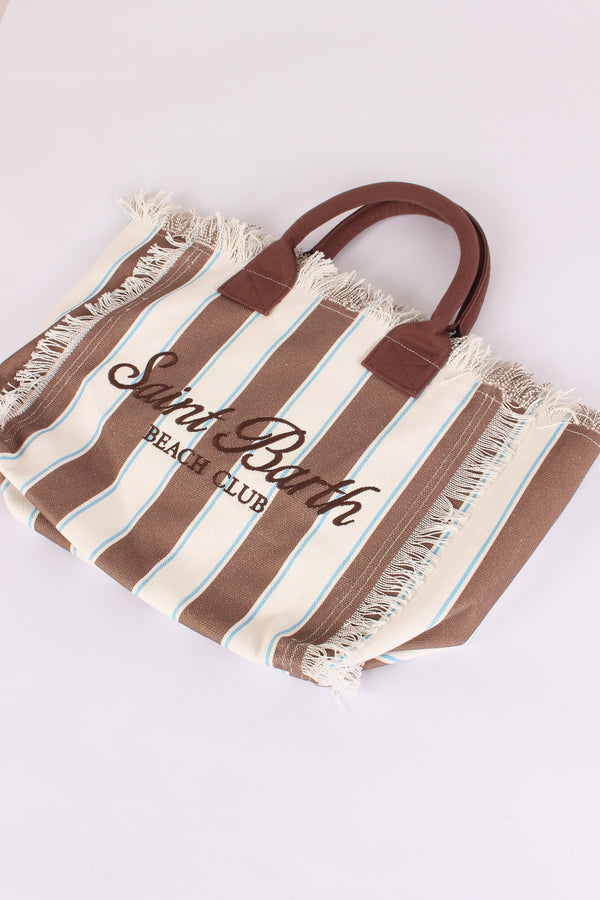 Vanity Canvas Righe Beige/bianco-2