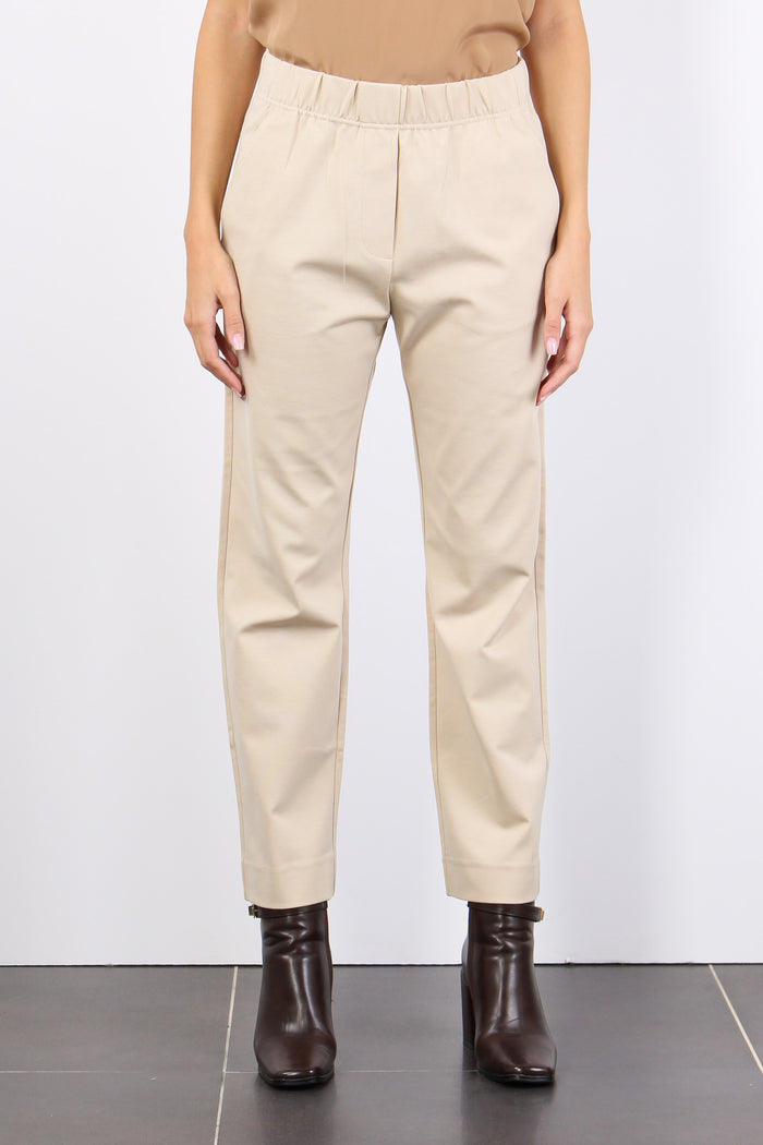 Elfo Pantalone Jersey Elasti Ecru-2