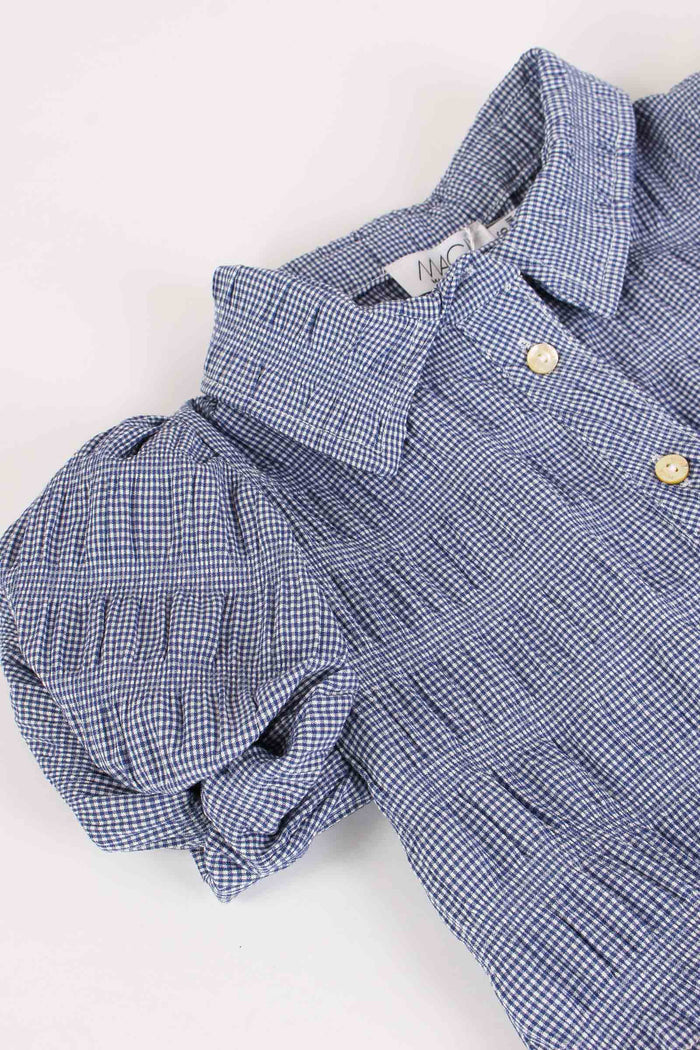 Camicia Mini Vichy Blu/bianco-3