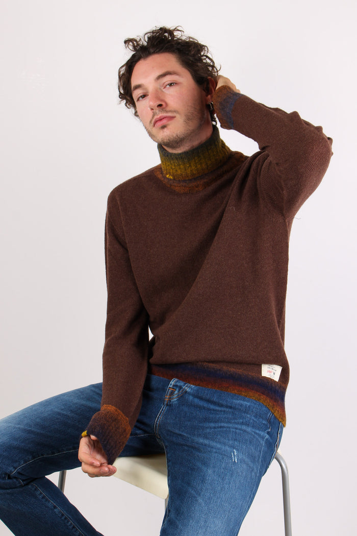 Collo Alto Polsino Sfumato Moro-4