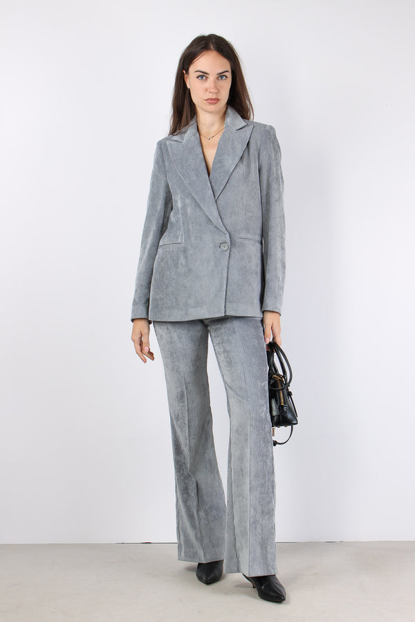 Giacca Velluto Nebbia