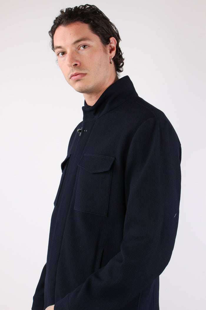 Feel Jacket Punto Milano Blu-8