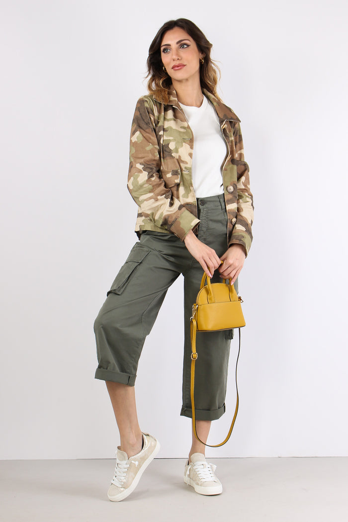 Pantalone Tasconato Gamba Drit Militare-5