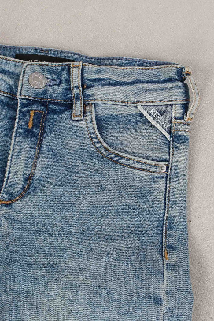Denim Trombetta Elasticizzato Denim-4