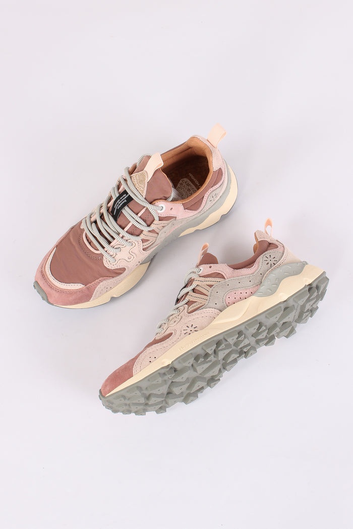 Sneakers Yamano 3  Suede/nylon Rose/purple-2