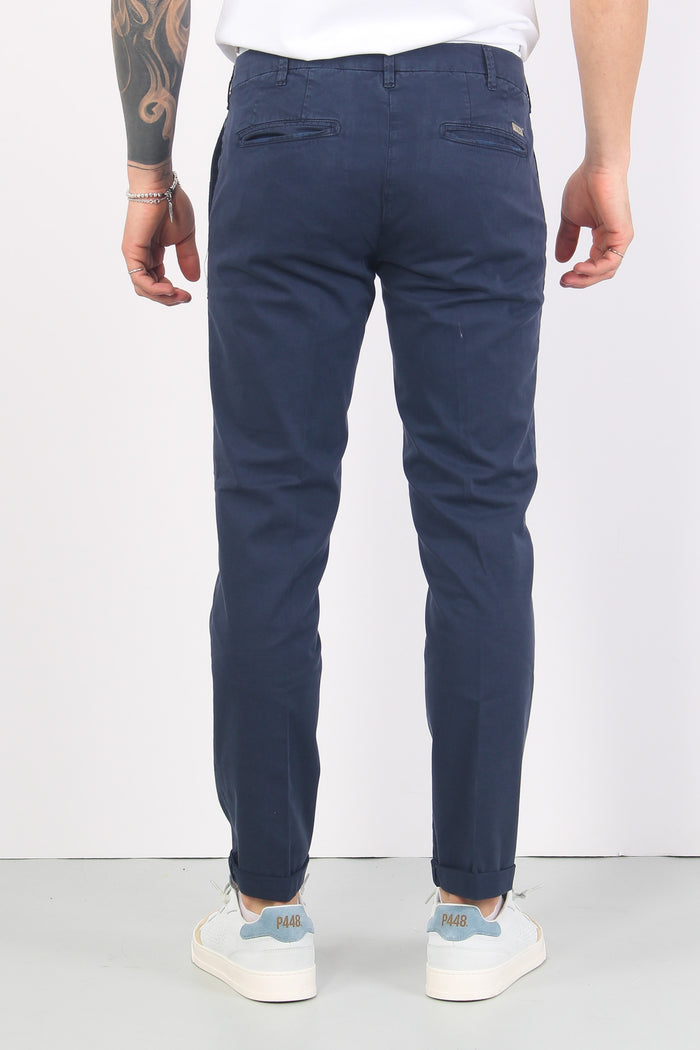 Pantalone Chino Slim Fit Navy-3