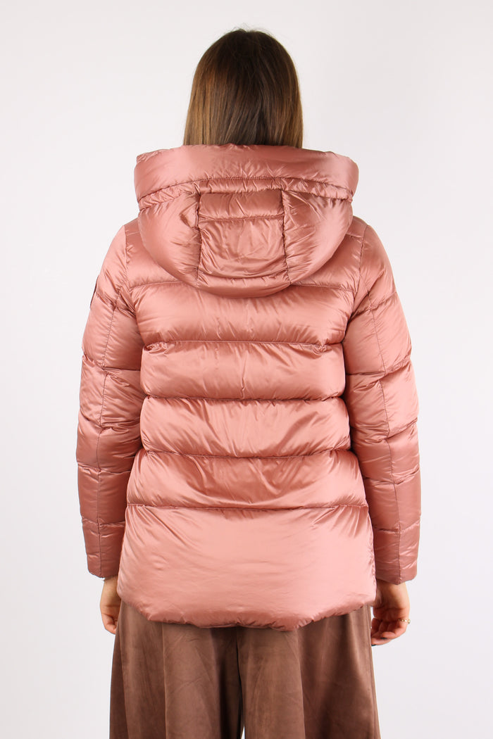 Piumino Nylon Cangiante Blush Pink-5