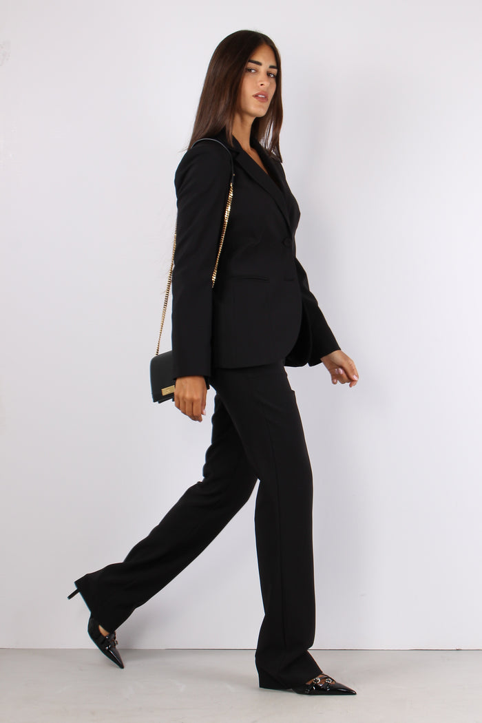 Cloes Pantalone Flaire Tessuto Black-4