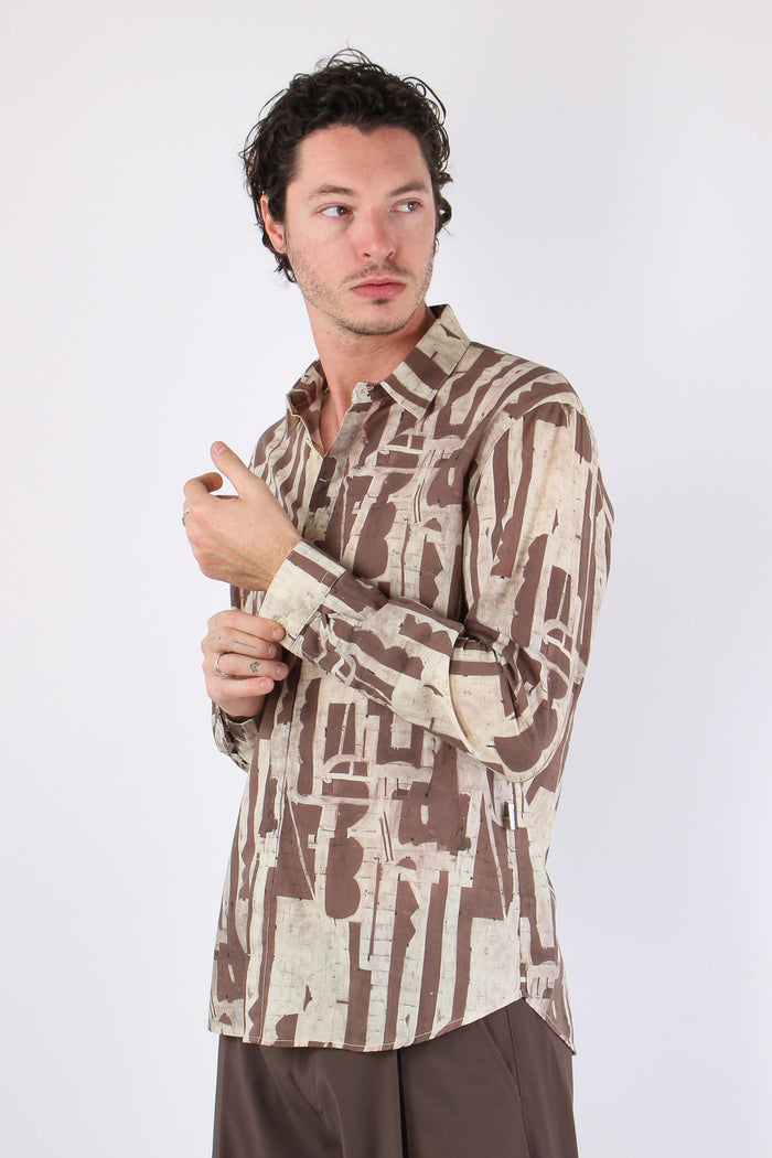 Foto Camicia Fantasia Moro-3