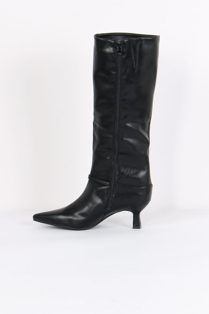 Stivale Alto Fibia Black-5