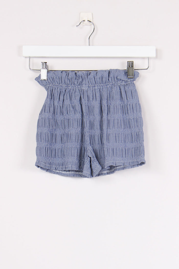 Short Mini Vichy Blu/bianco