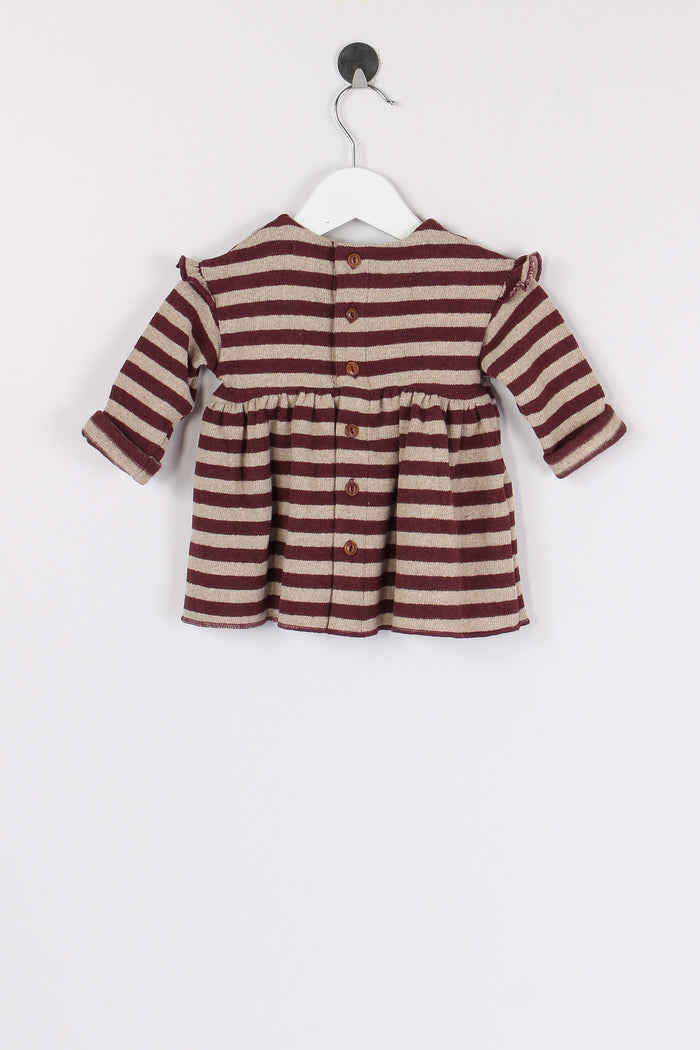 Abito Riga Melanzana/beige-2