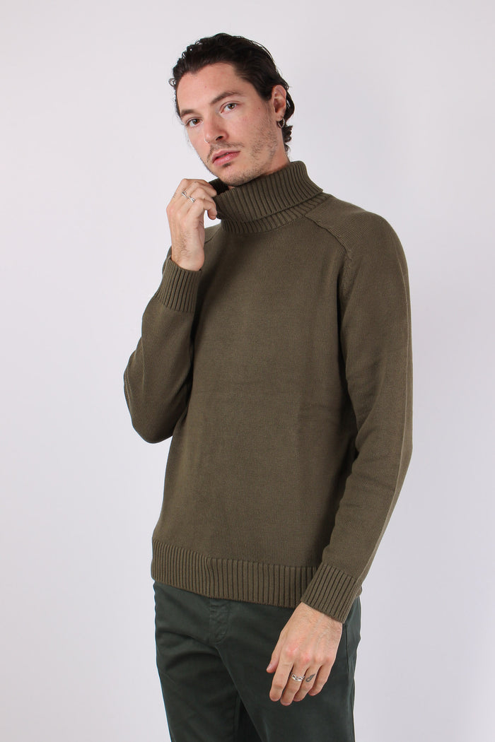 Collo Alto Cotone Sherwood Green-3