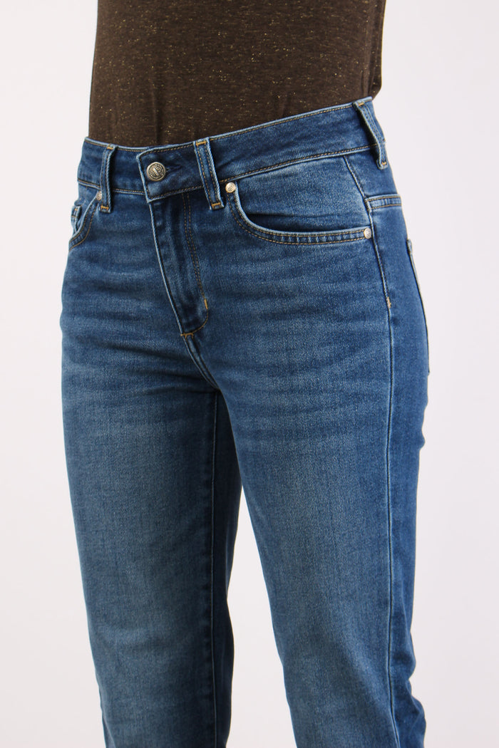 Denim Tessuto Misto Lana Denim Scuro-6