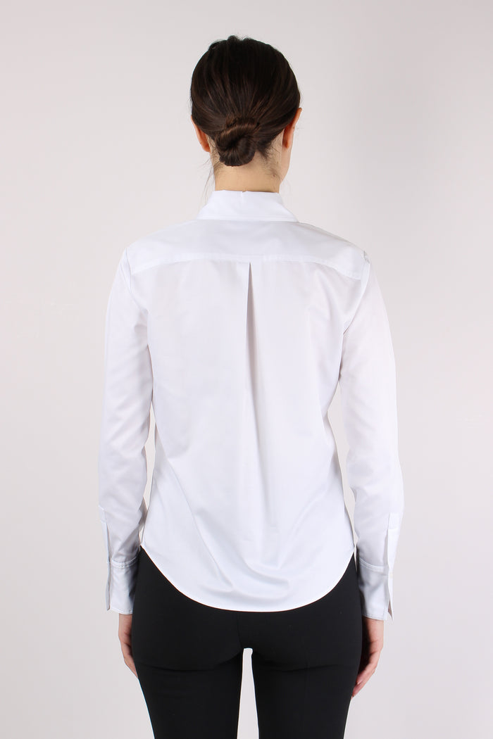 Camicia Regular Taglia Cut Out Bianco-6