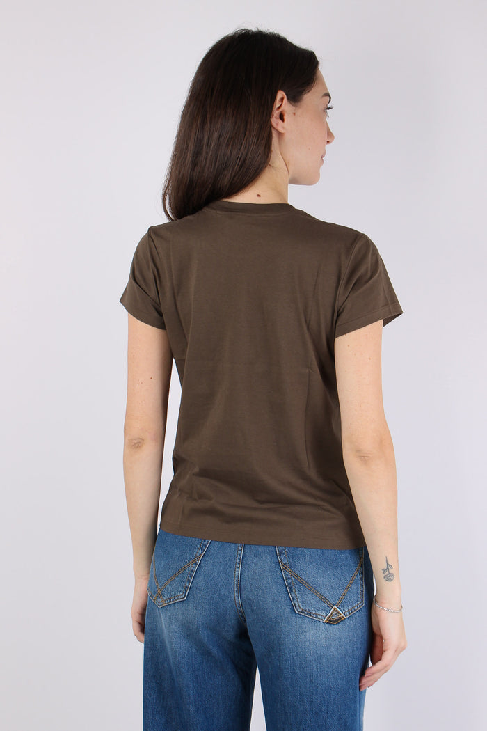 T-shirt Manica Corta Basica York Brown-4