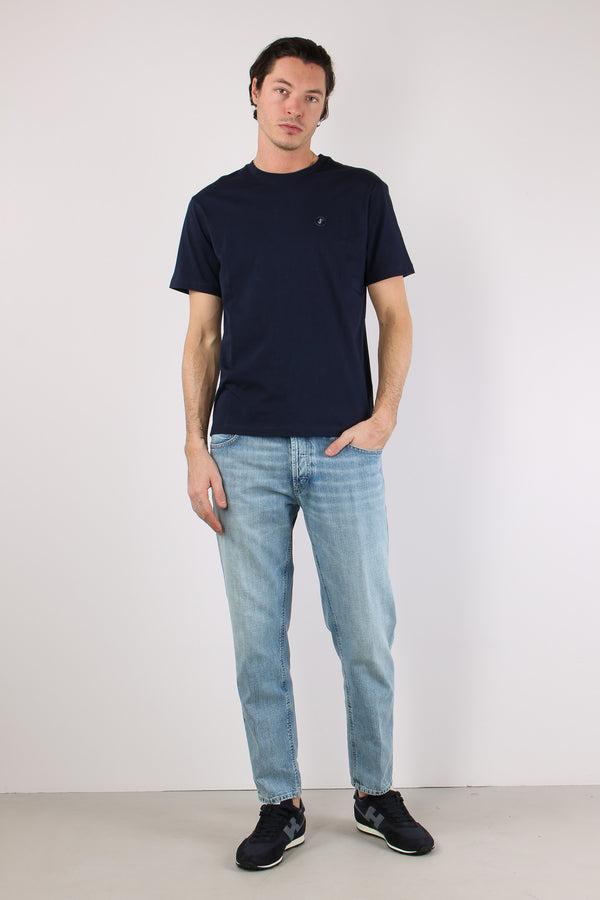 Adelmar T-shirt Logo Navy Blue