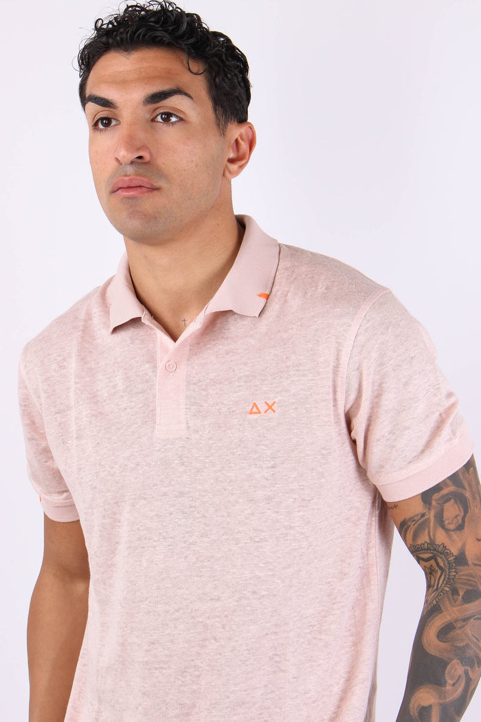 Polo Jersey Lino Porcellana-8
