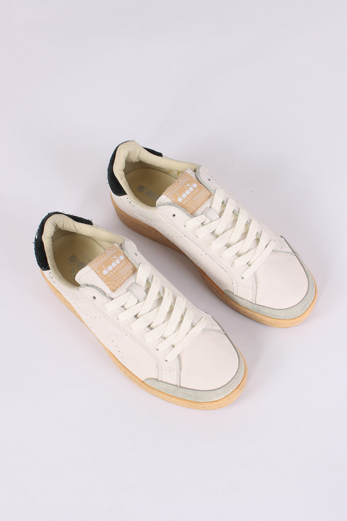 Sneakers Presitge Plain Used Bianco/nero-4