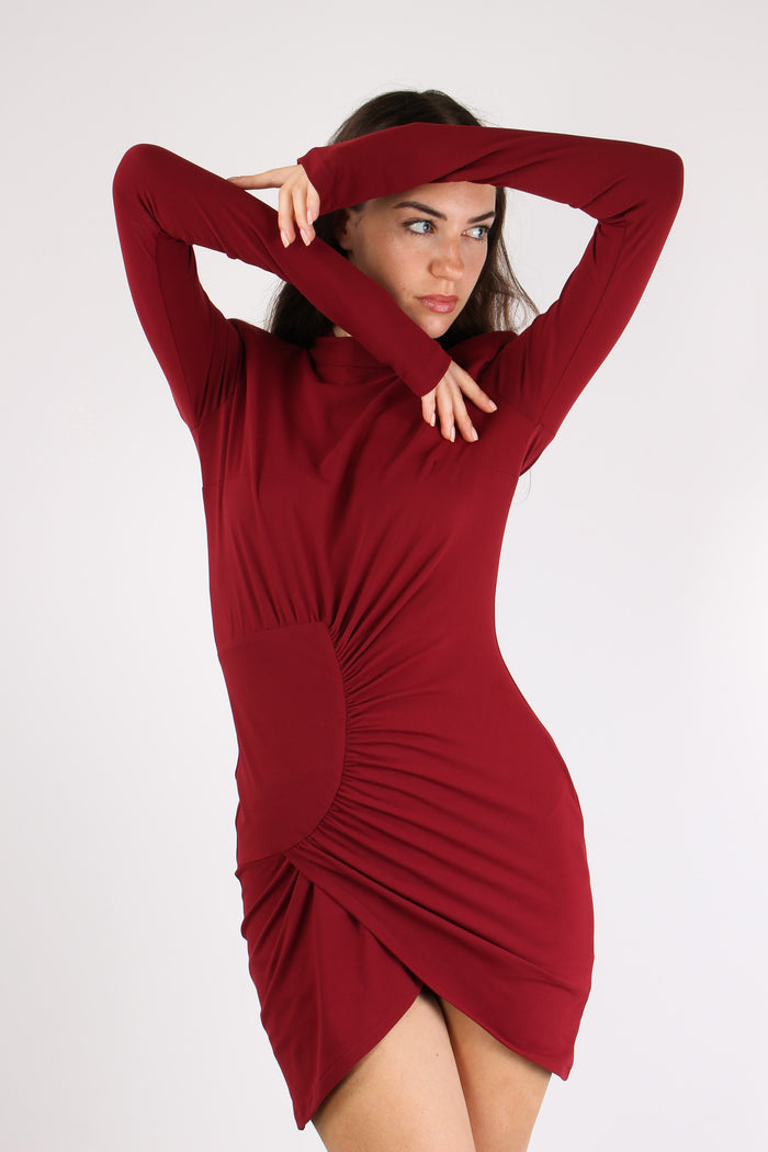 Abito Ml Ariccio Bordeaux-5