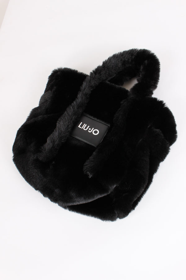 Shopping Ecopelliccia Nero-2