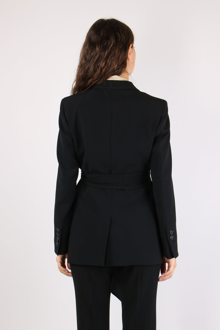 Mllottone Giacca Crepe Nero-3