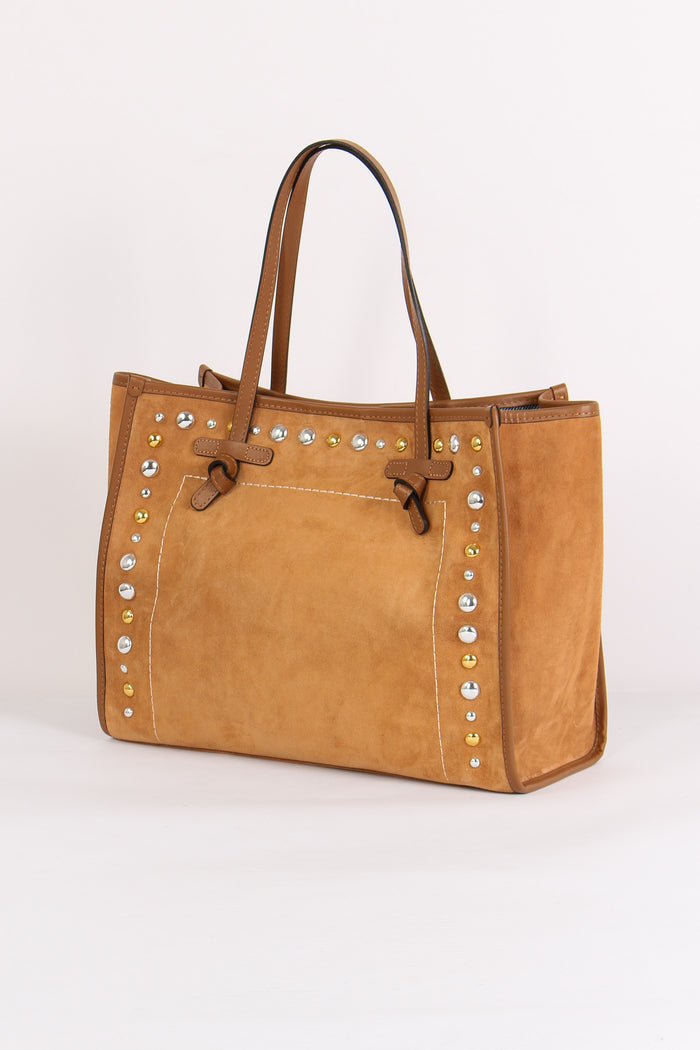 Shopping Inserto Borchie Caramello-2