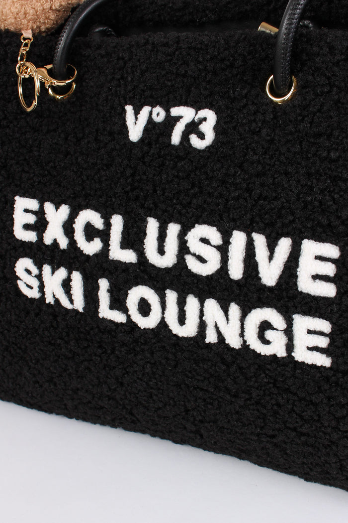 Ski Lounge Shopping Teddy Nero/bianco-4