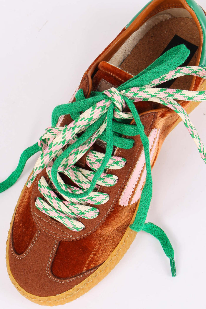 Sneakers  Bimateriale Bronze-5