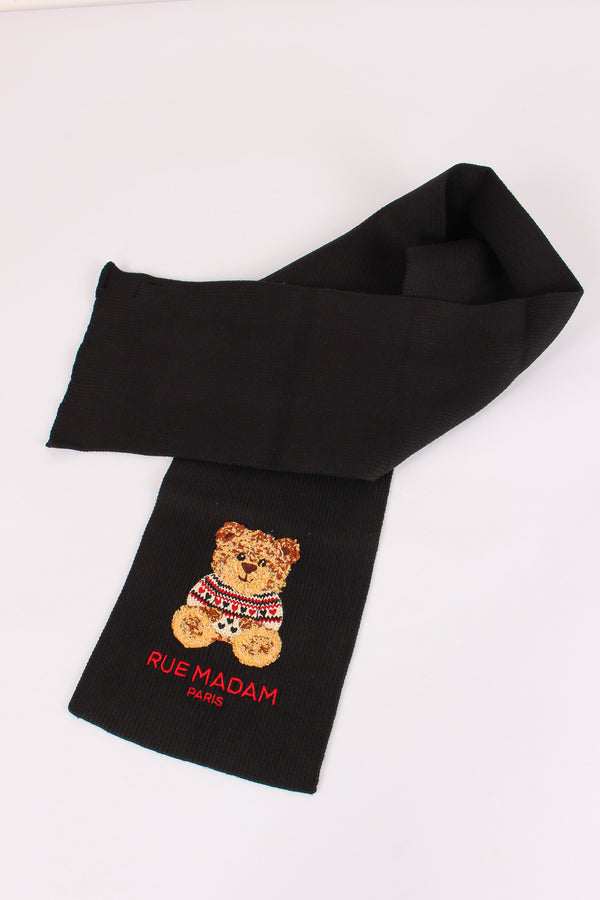 Sciarpa Orsetto Black-2