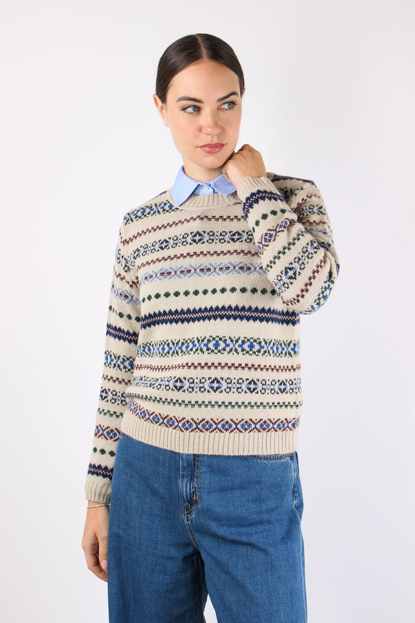 Quirite Maglia Fantasia Fairisle Work-2