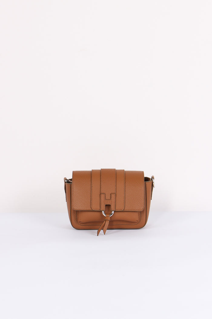 Borsa Tracolla Pelle Nappa Marrone