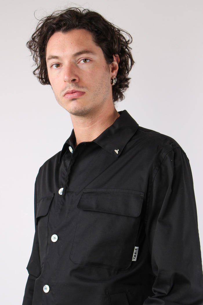 Giacca Cotone Nero-7